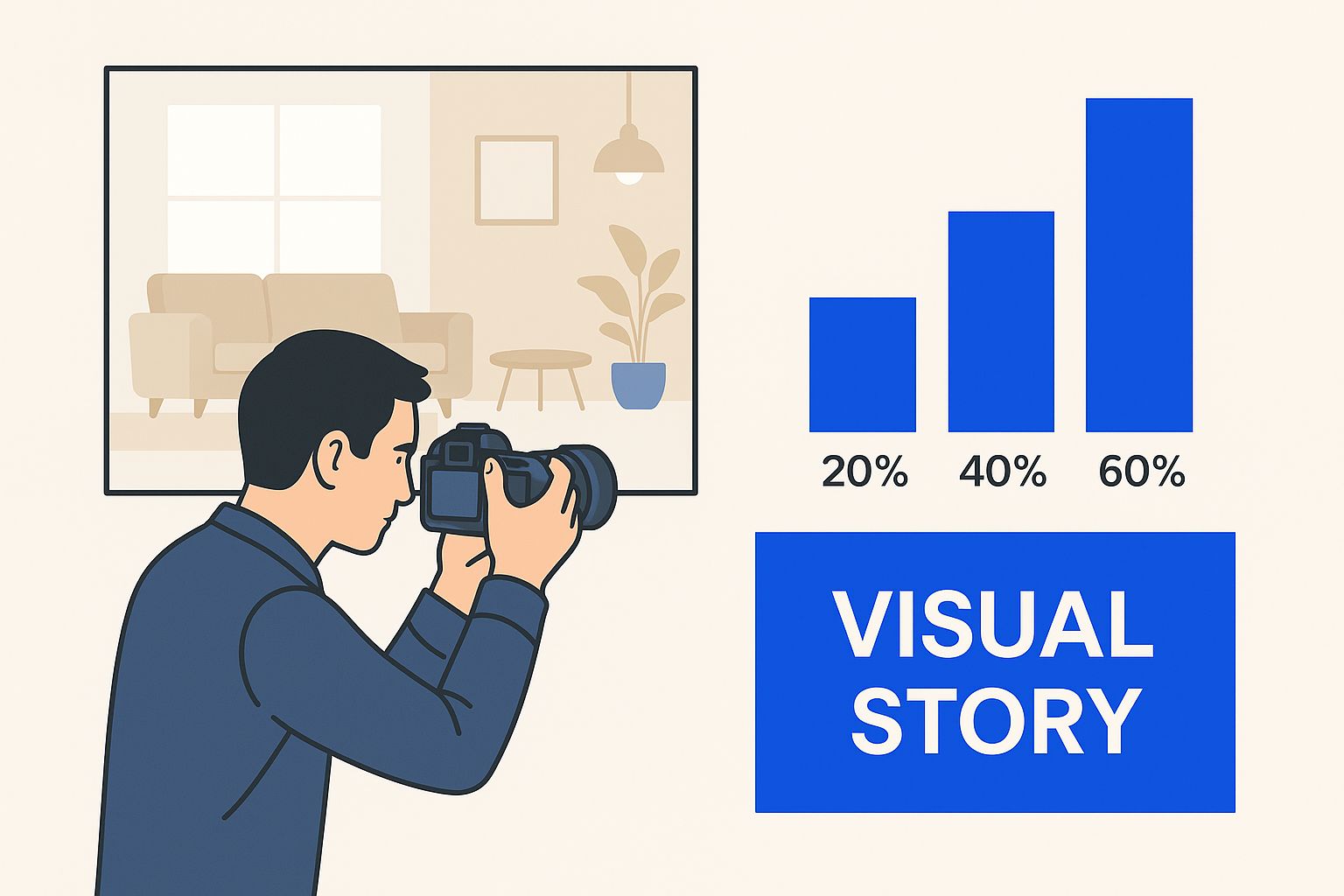 Infographic about professional real estate photographers