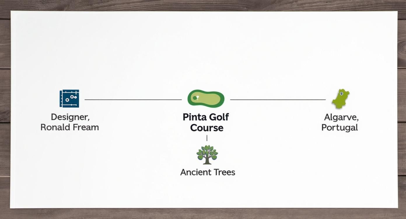 Infographic about pinta golf course