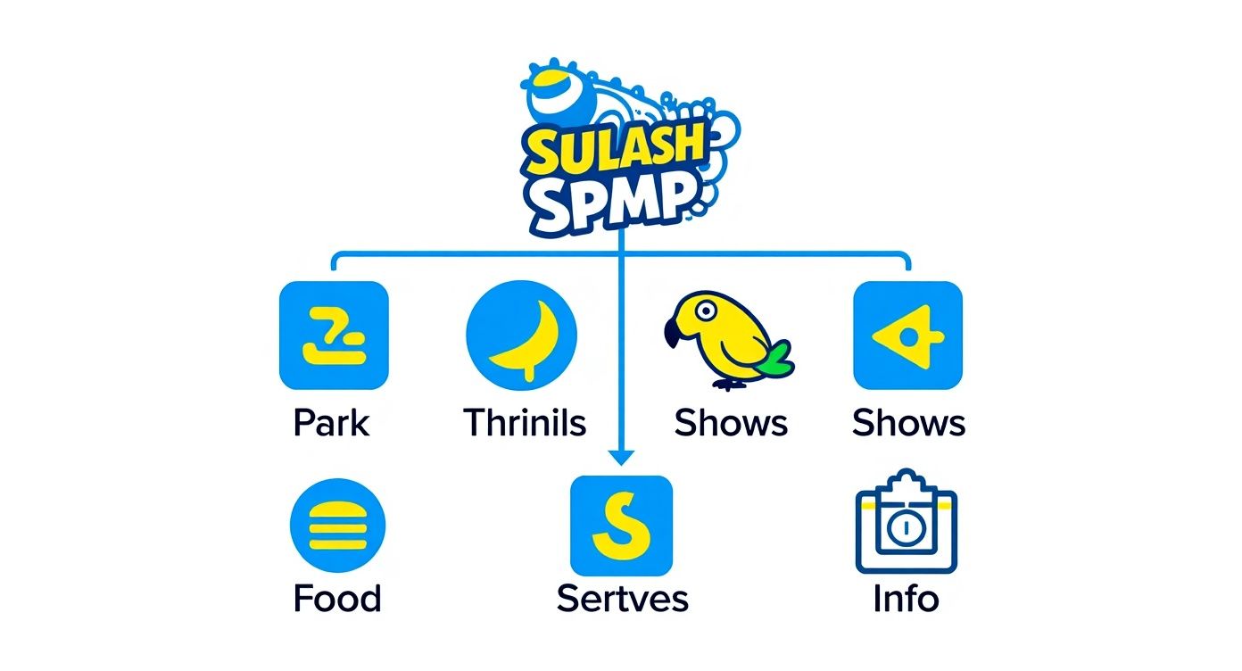 Infographic about slide n splash