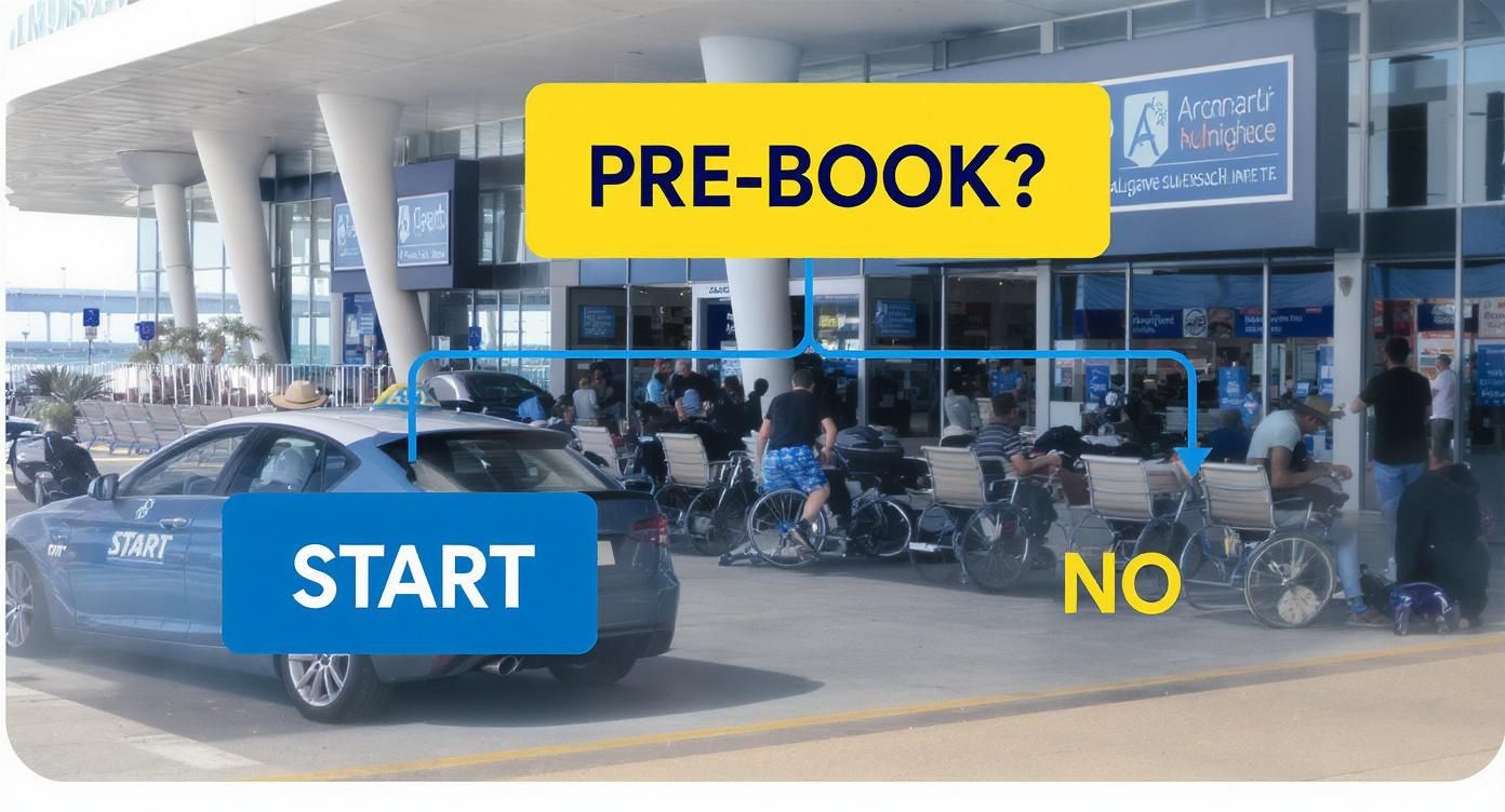Infographic about airport transfers algarve