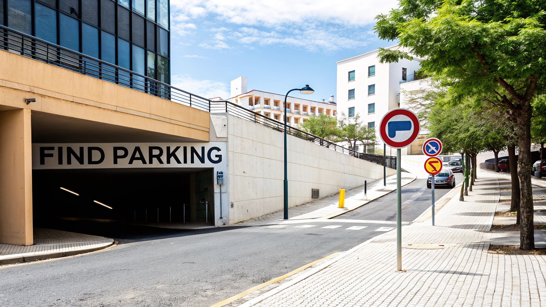 A busy street in Porto with cars parked along the side and historic buildings in a background.