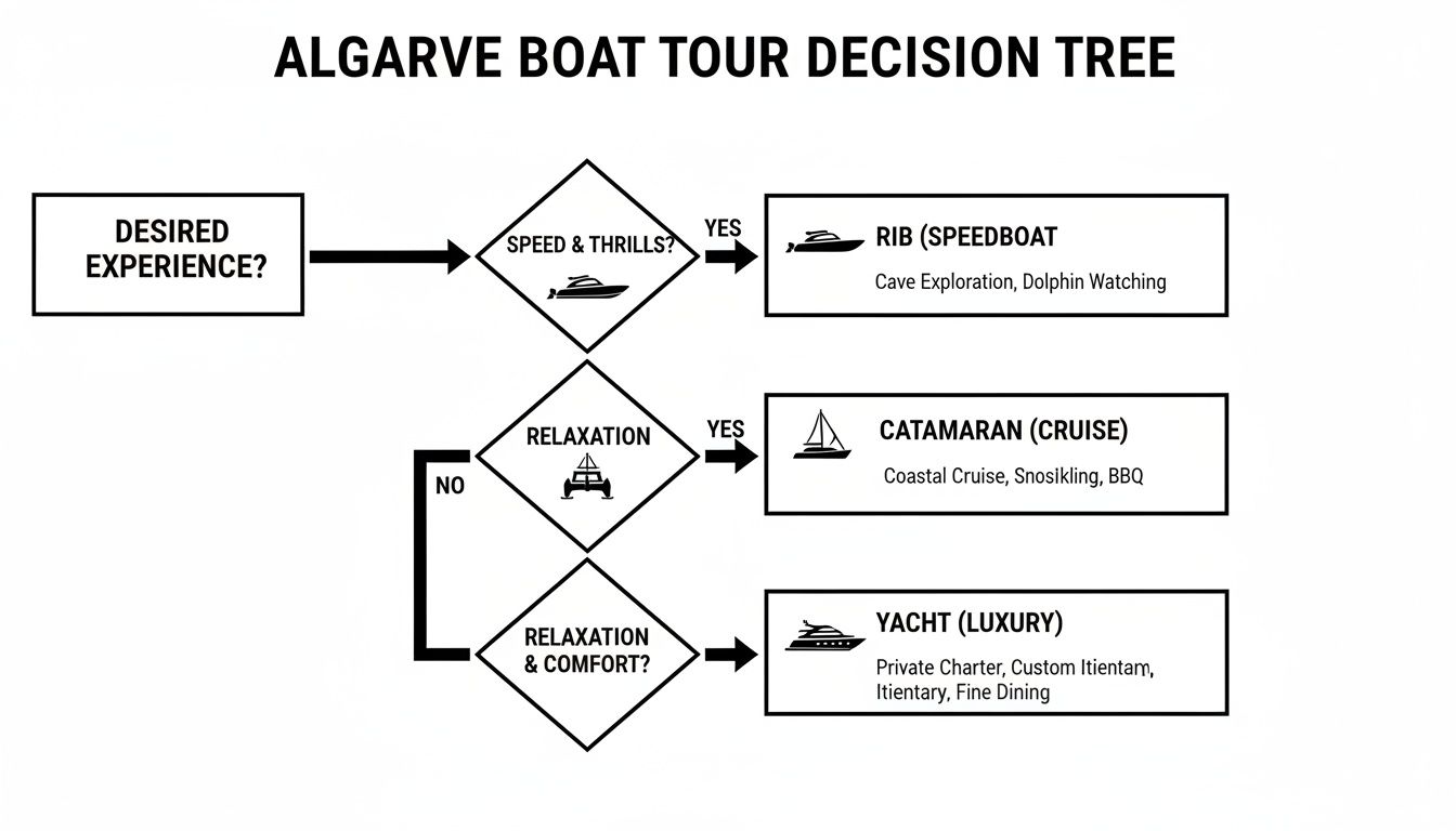 Infographic about algarve boat tour
