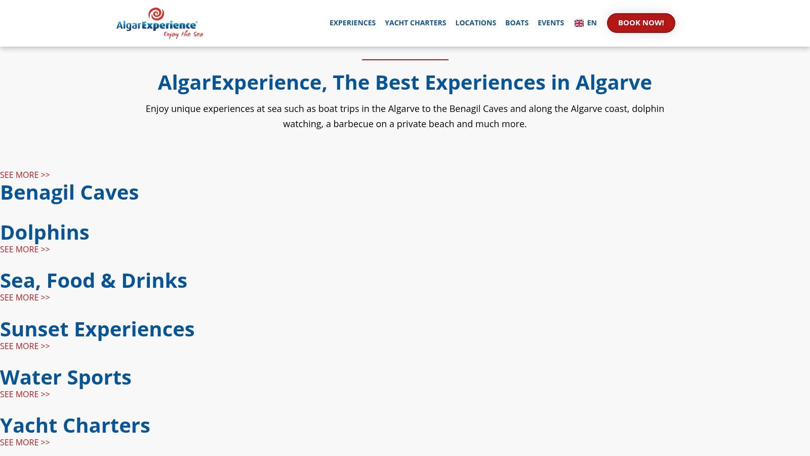 AlgarExperience catamaran on the water in the Algarve