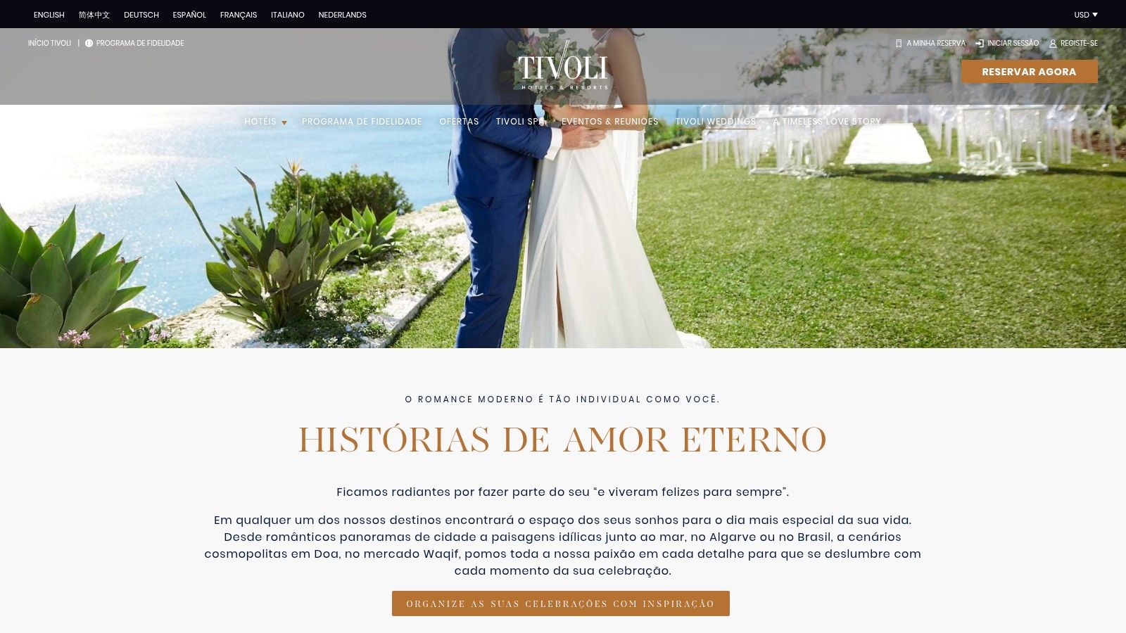 Tivoli Hotels & Resorts — Weddings