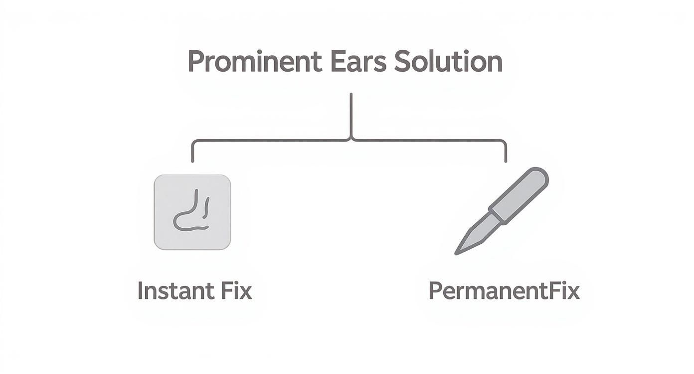 Infographic about non invasive aesthetic treatments