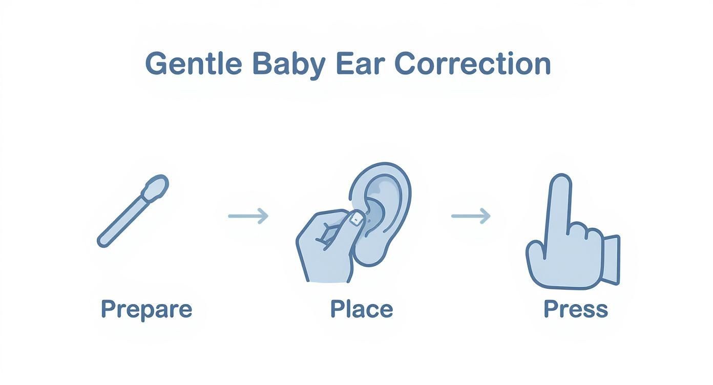 Infographic about otostick ear corrector