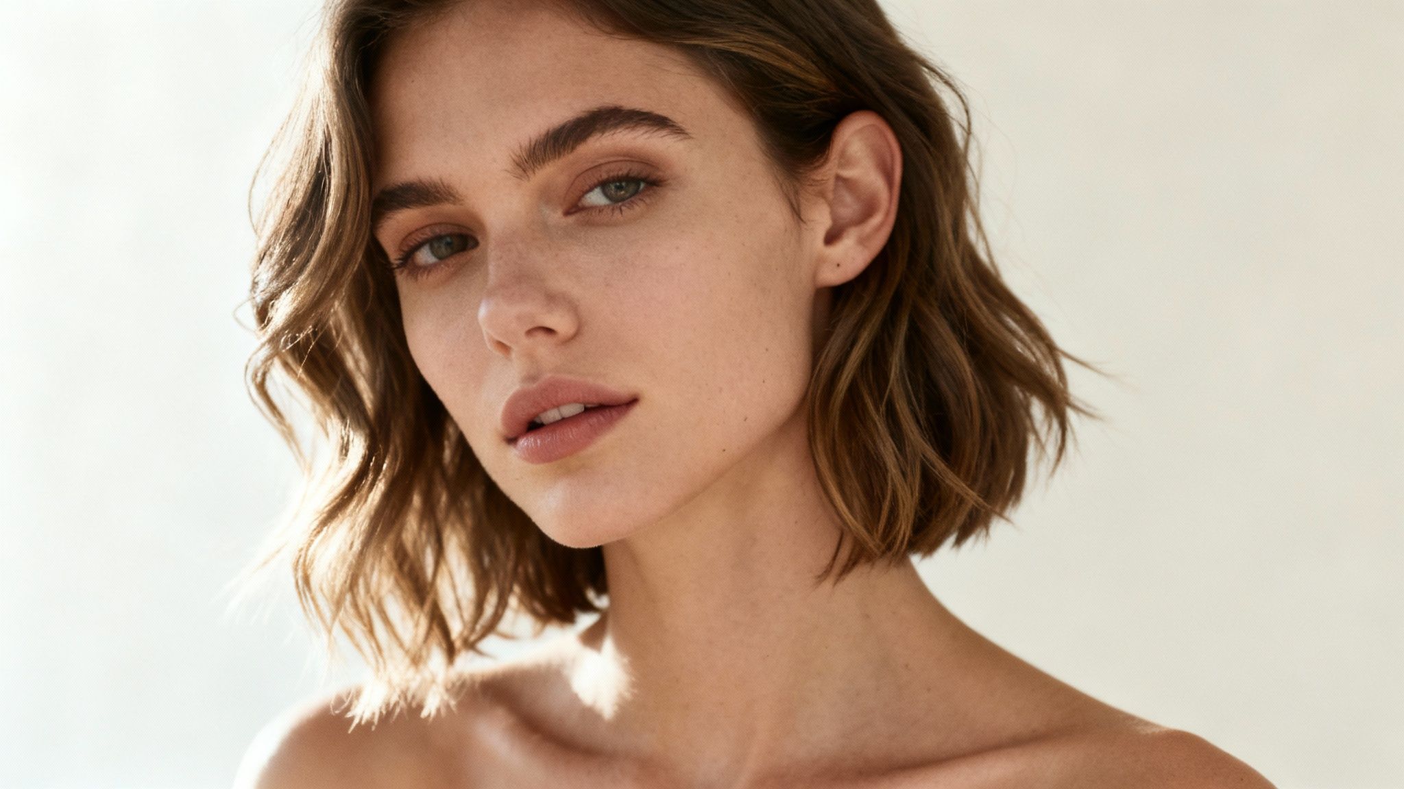 A close-up view of the clear, discreet EarFix ear correction sticker