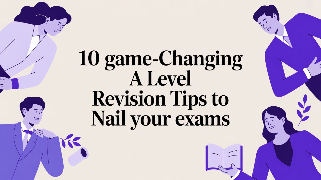 10 Game-Changing A Level Revision Tips to Nail Your Exams