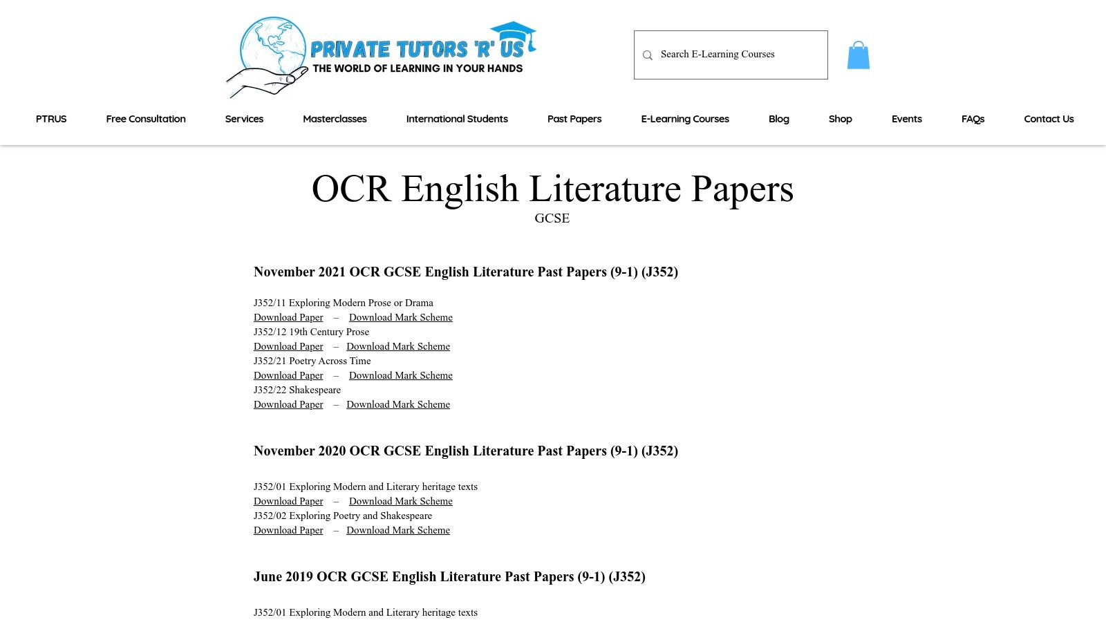 Private Tutors R Us