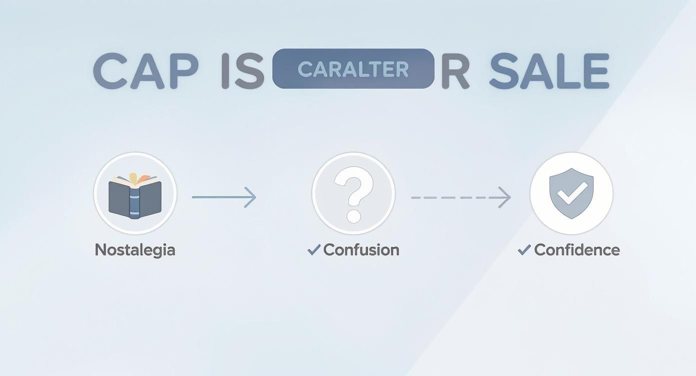Infographic about caps for sale