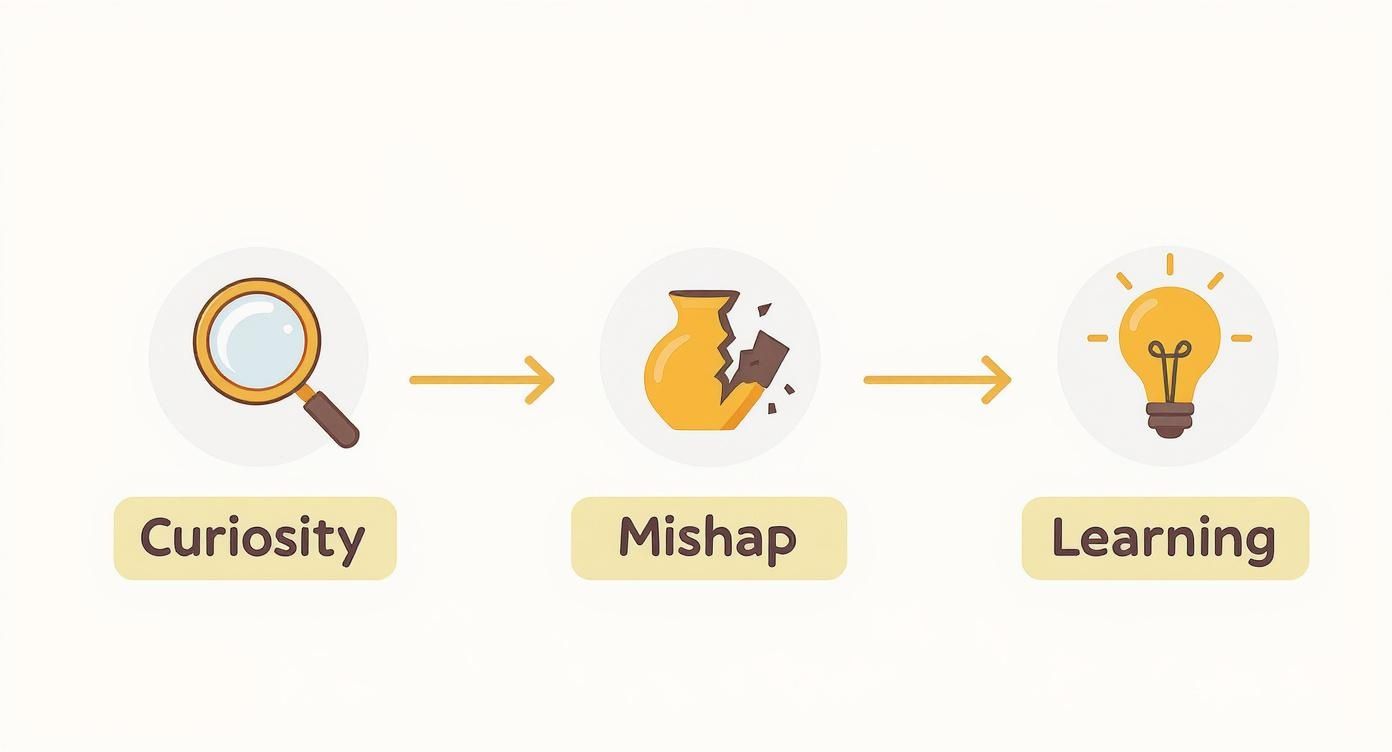 Infographic about curious george