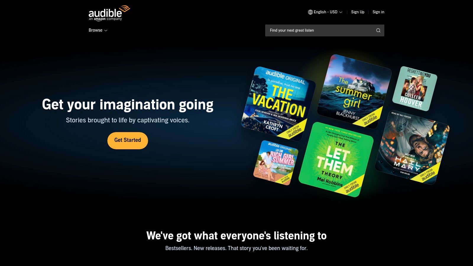Audible (audiobooks)