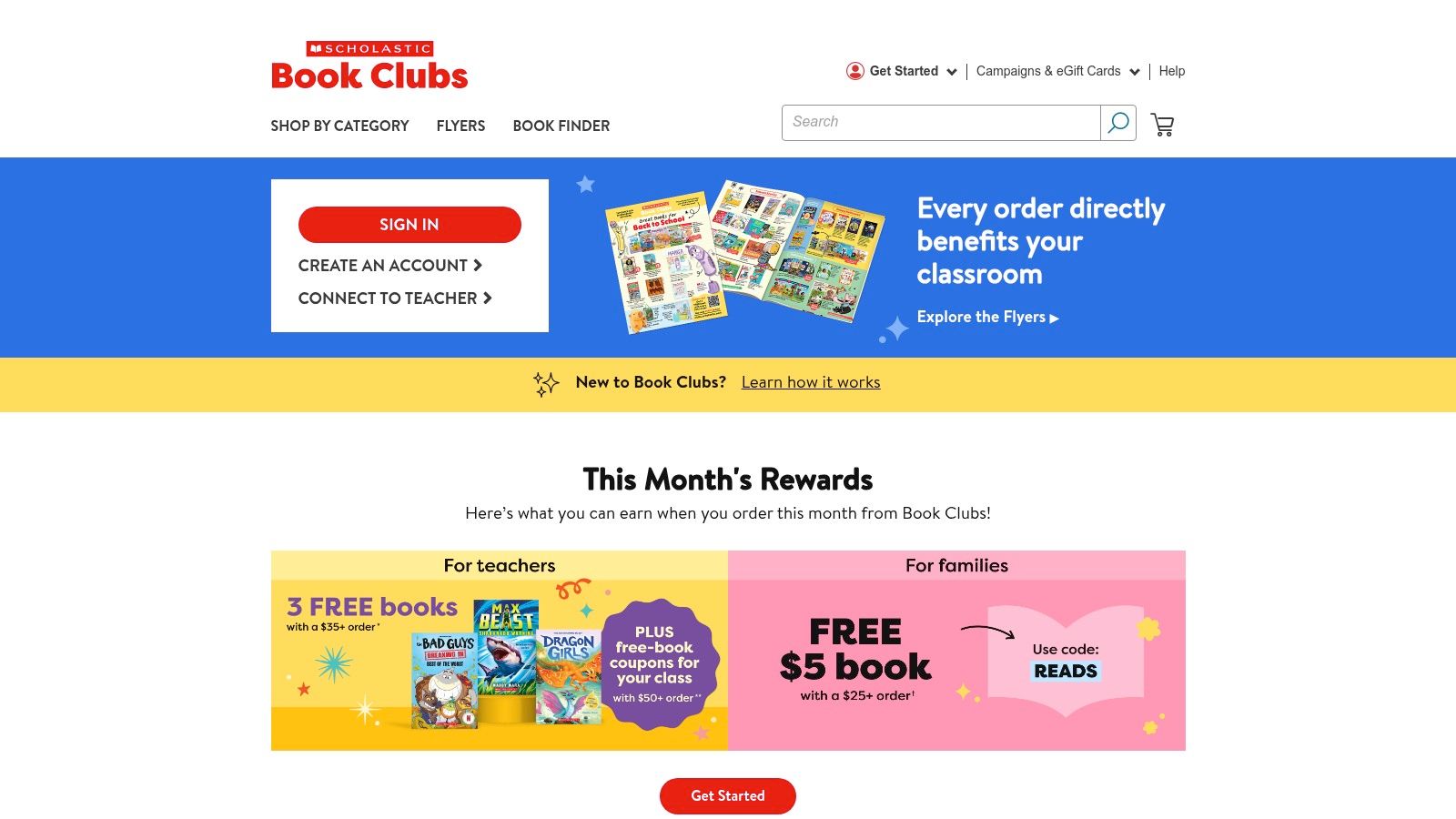 Scholastic Book Clubs / Teacher Store