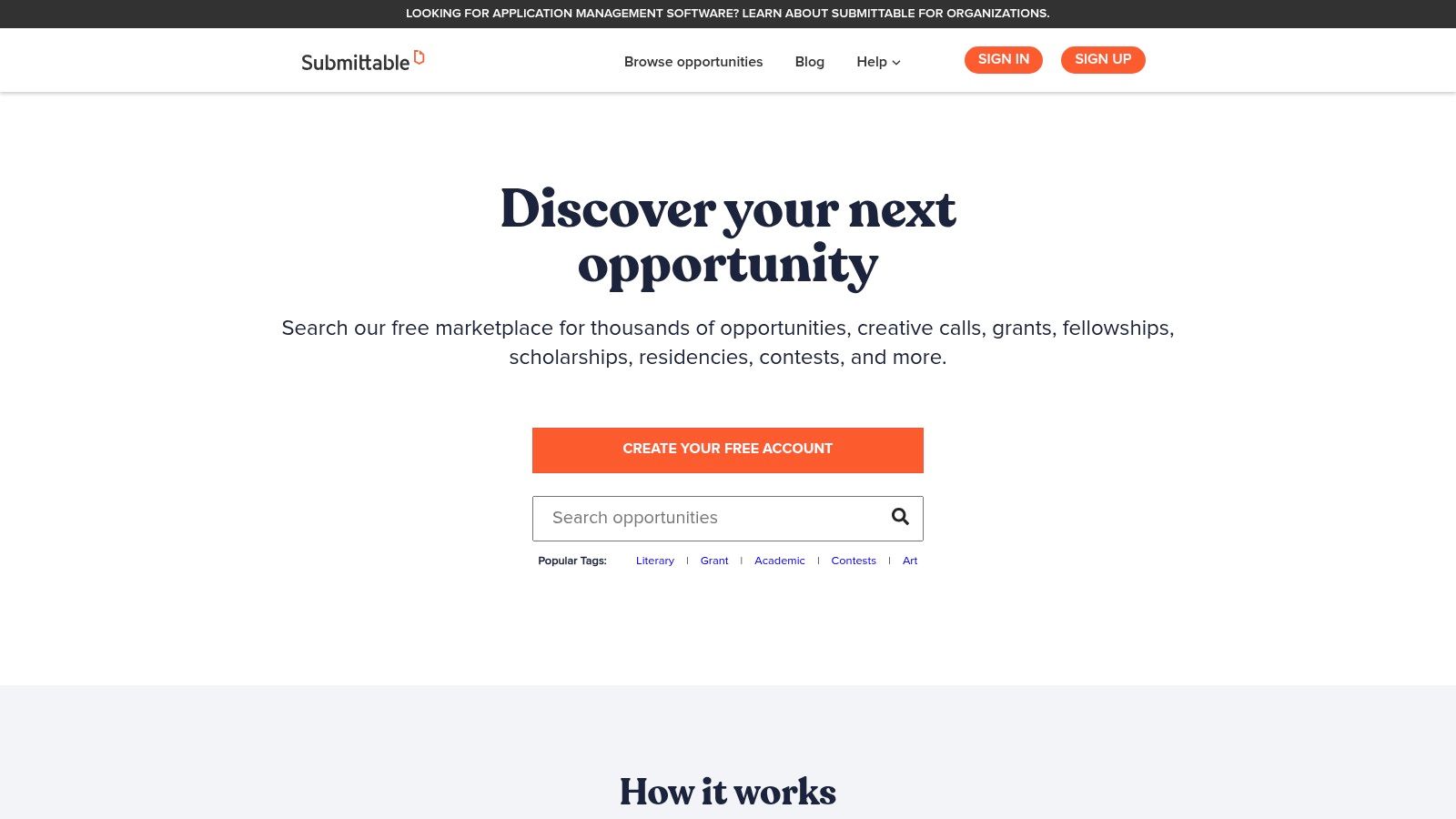 Submittable Discover