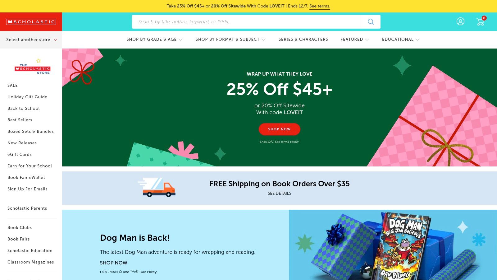 Scholastic – The Scholastic Store (Parents)