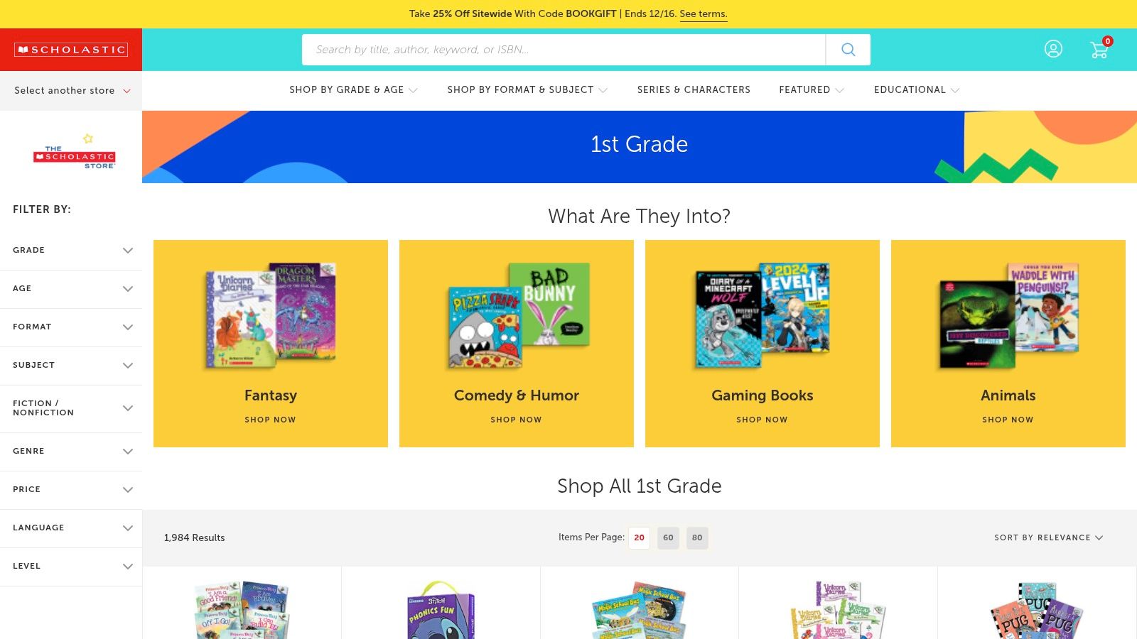 Scholastic Store (shop.scholastic.com)