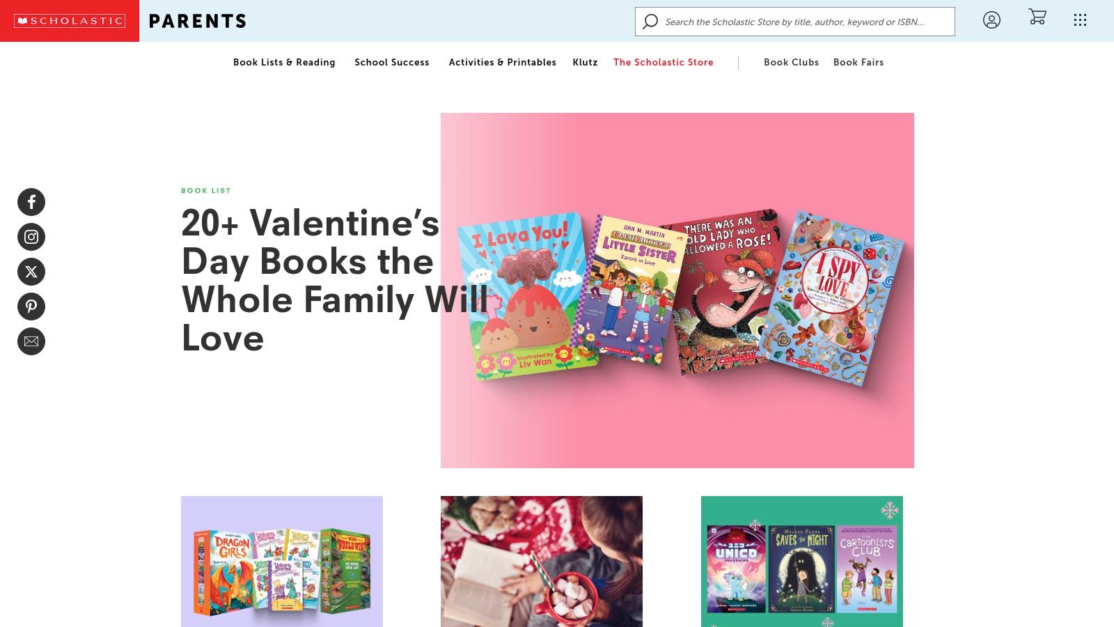 Scholastic Parents / The Scholastic Store