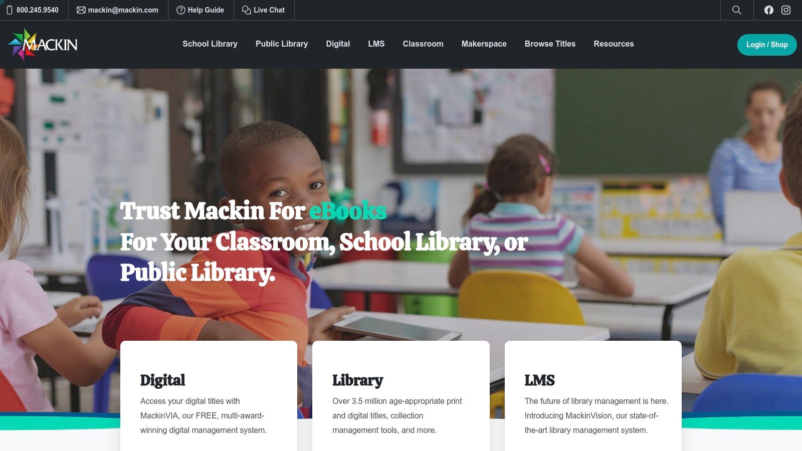 Mackin (mackin.com + MackinVIA)