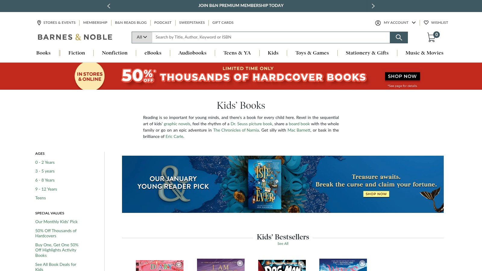 Barnes & Noble (B&N)