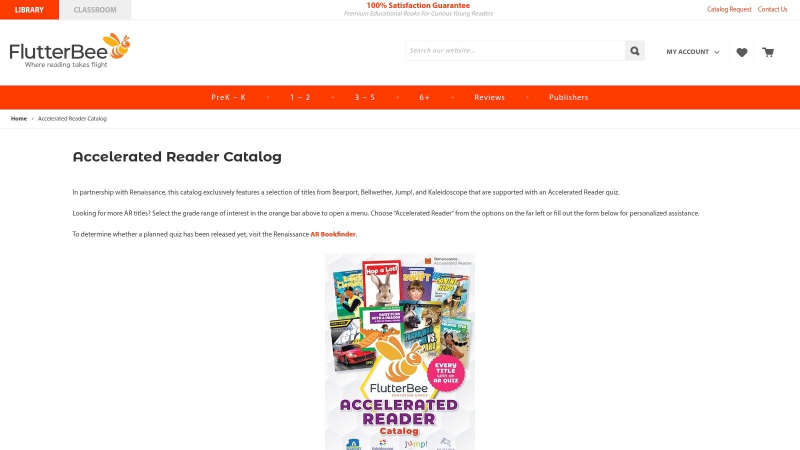 FlutterBee Education Group – Accelerated Reader Catalog