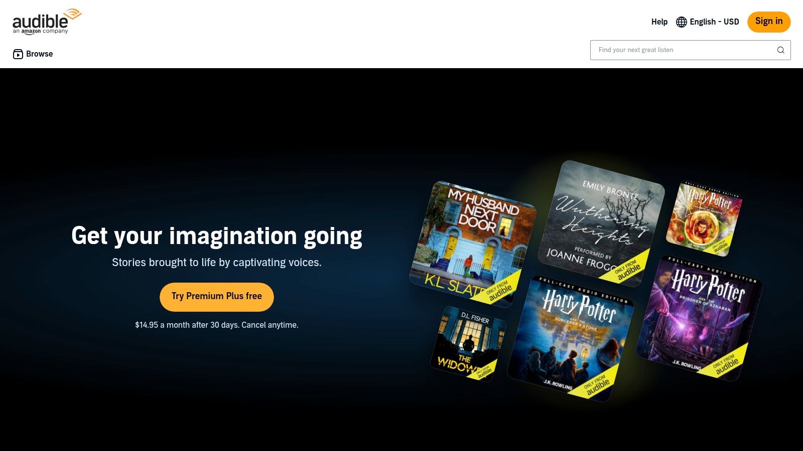 Audible – Teen & Young Adult Audiobooks