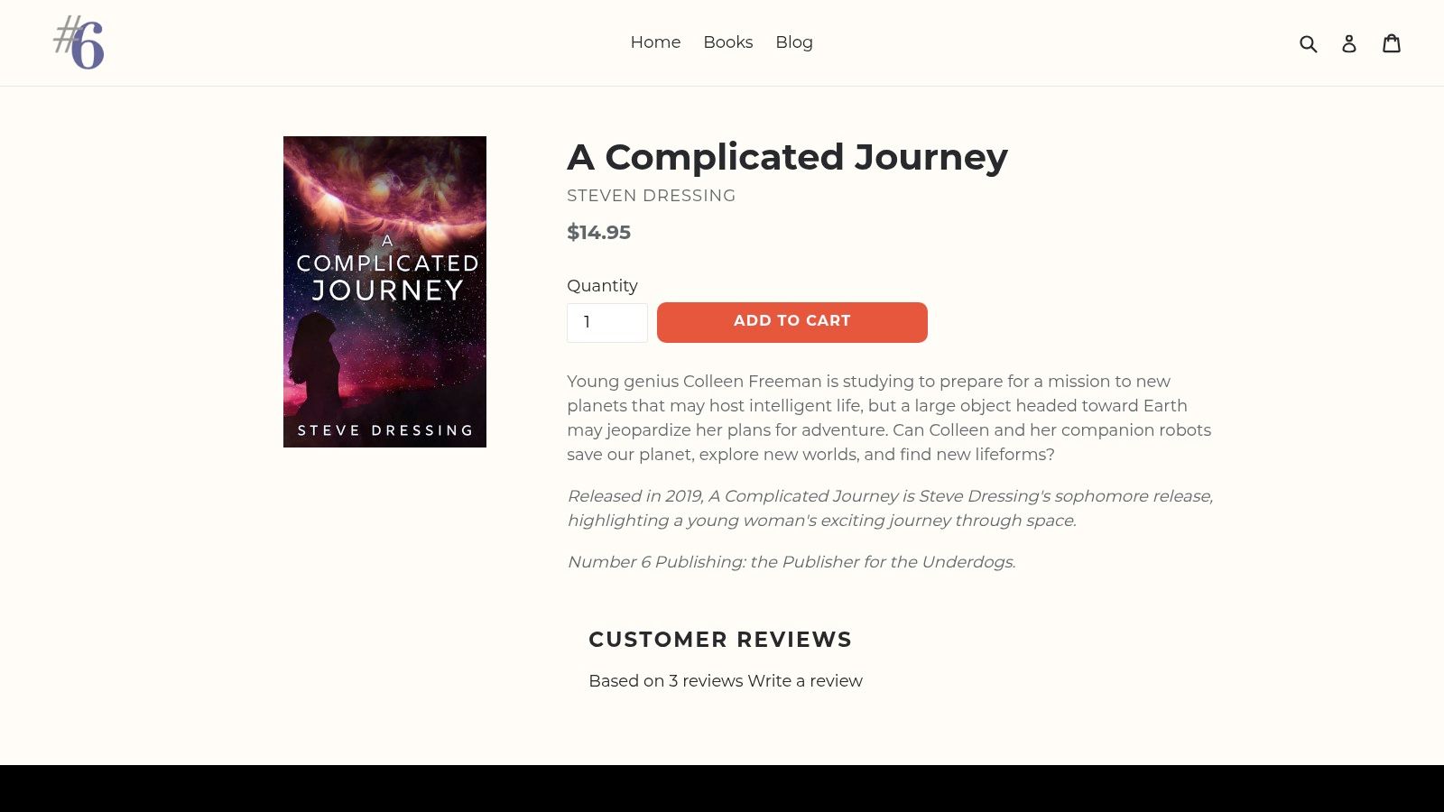 A Complicated Journey book page