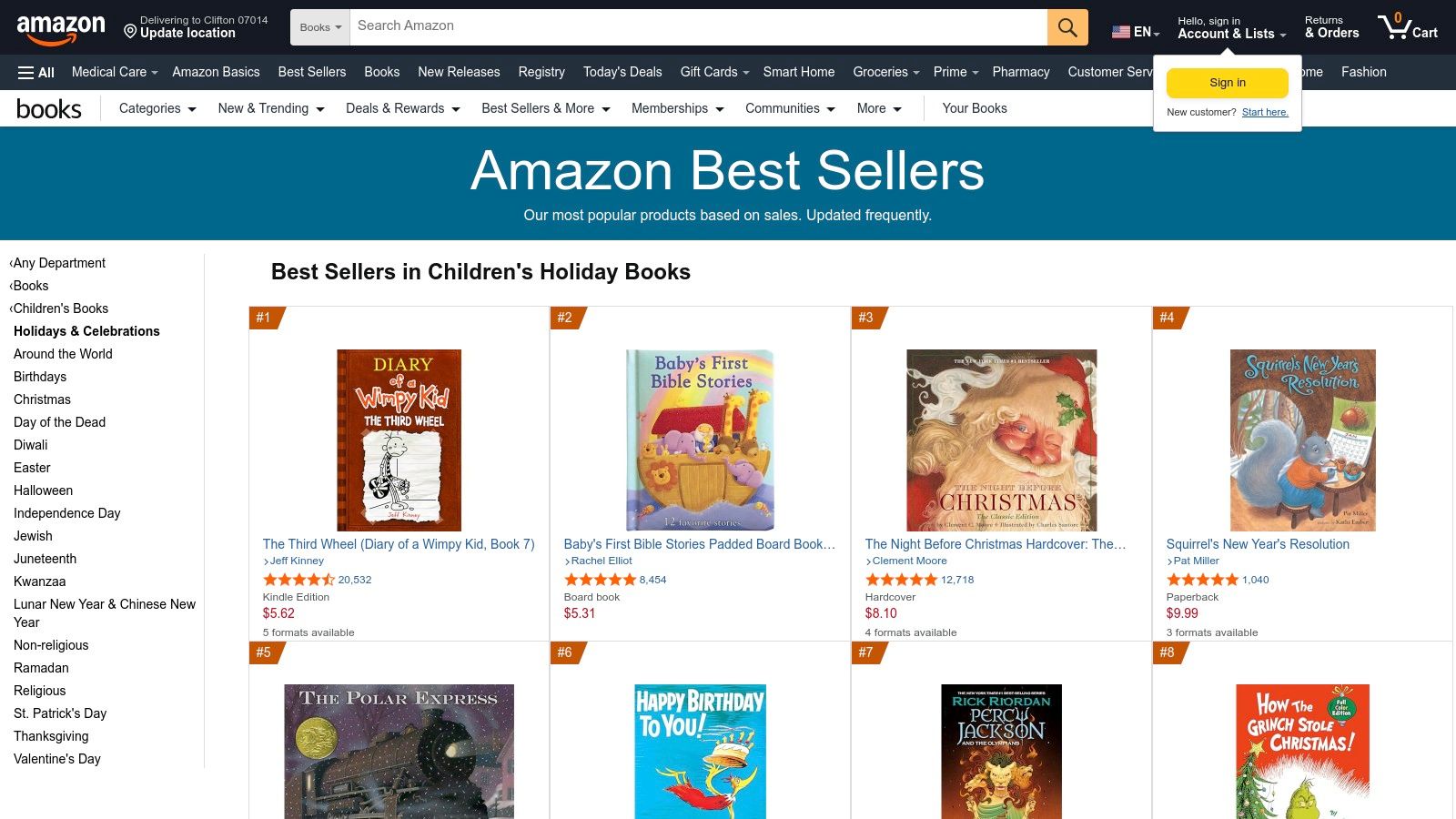 Amazon (Books + Kindle + Audible)