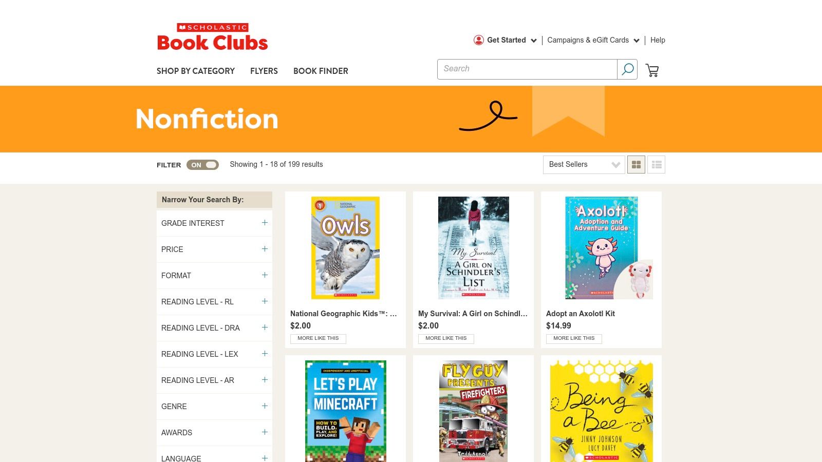 Scholastic Book Clubs (and Teacher Store)