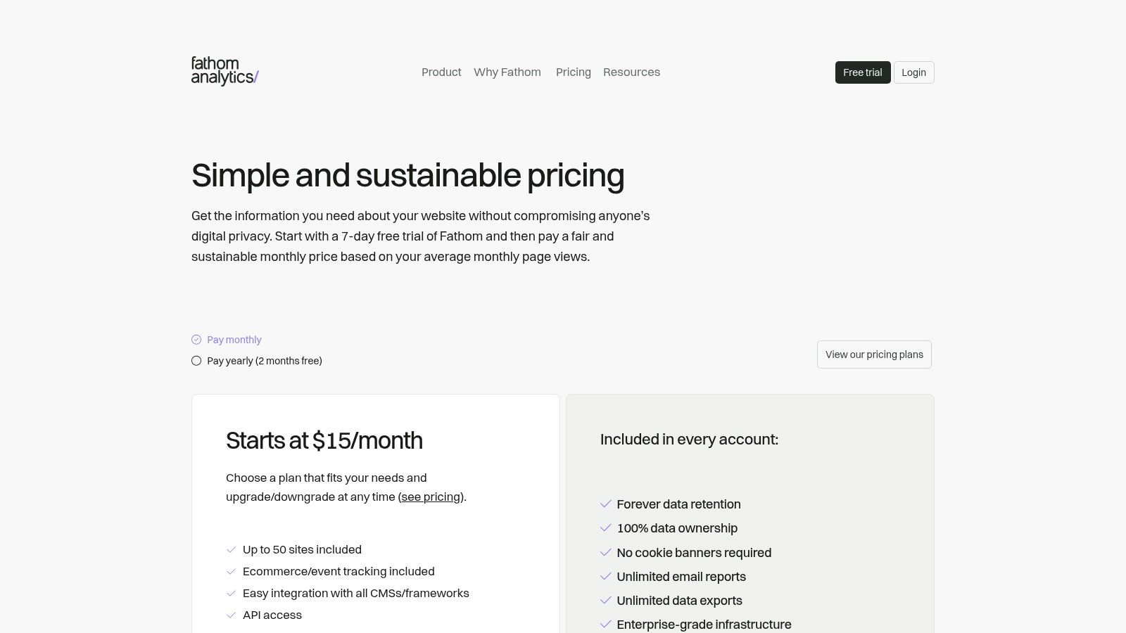 Fathom Analytics