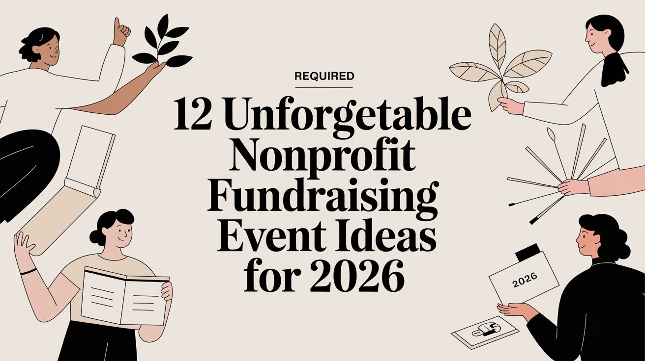 12 Unforgettable Nonprofit Fundraising Event Ideas for 2026