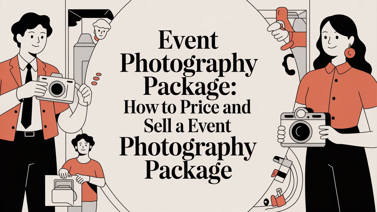Event Photography Package: How to Price and Sell an event photography package