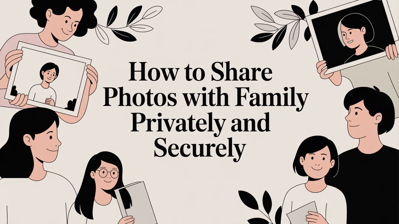 How to Share Photos with Family Privately and Securely