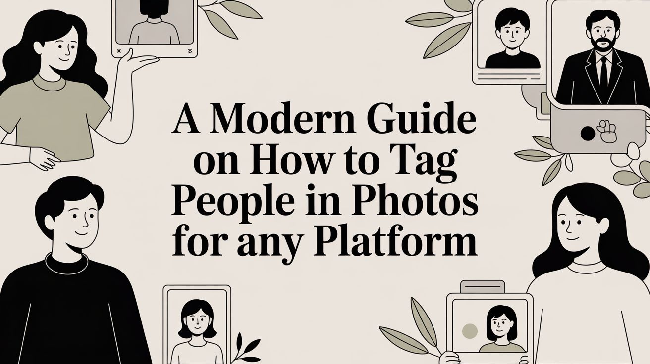 A Modern Guide on How to Tag People in Photos for Any Platform