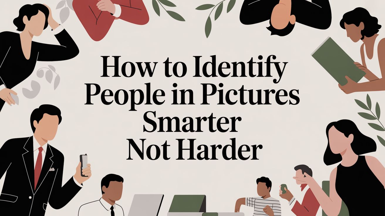 How to Identify People in Pictures Smarter Not Harder