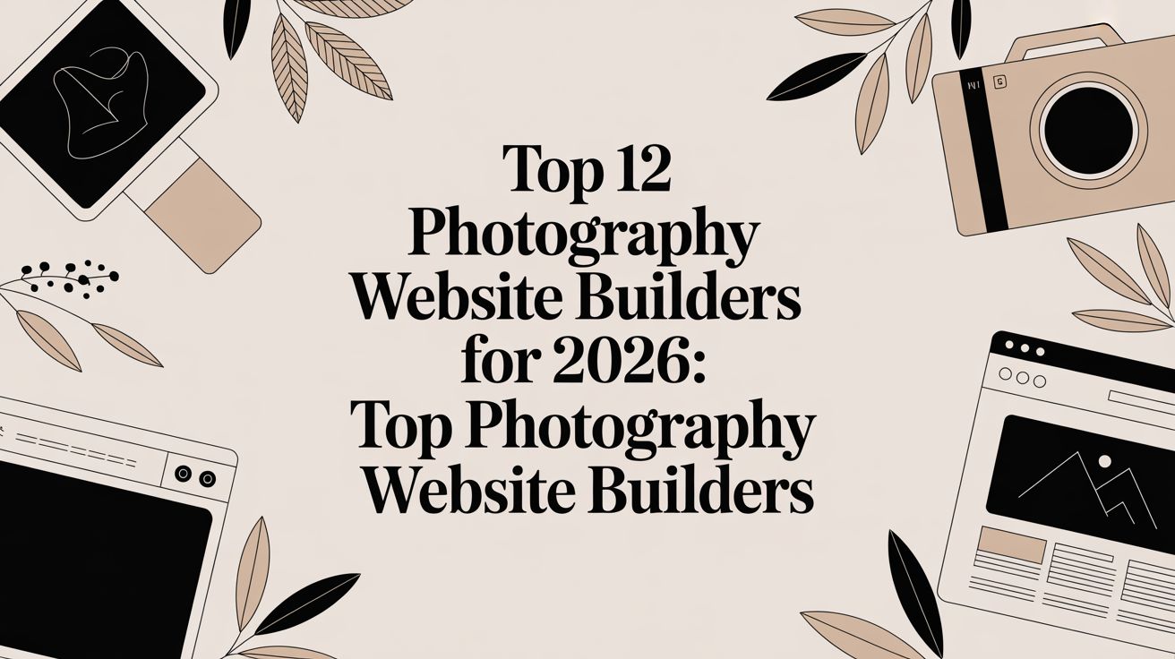 Top 12 Photography Website Builders for 2026: top photography website builders