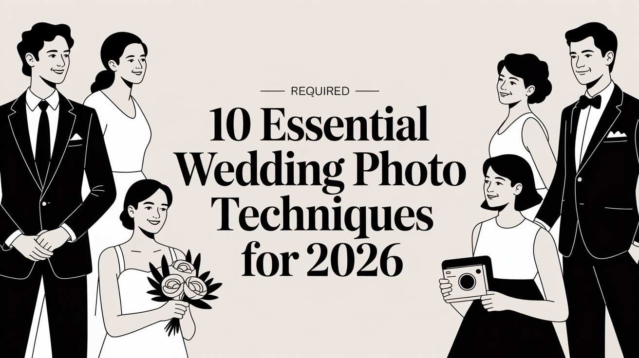 10 Essential Wedding Photo Techniques for 2026