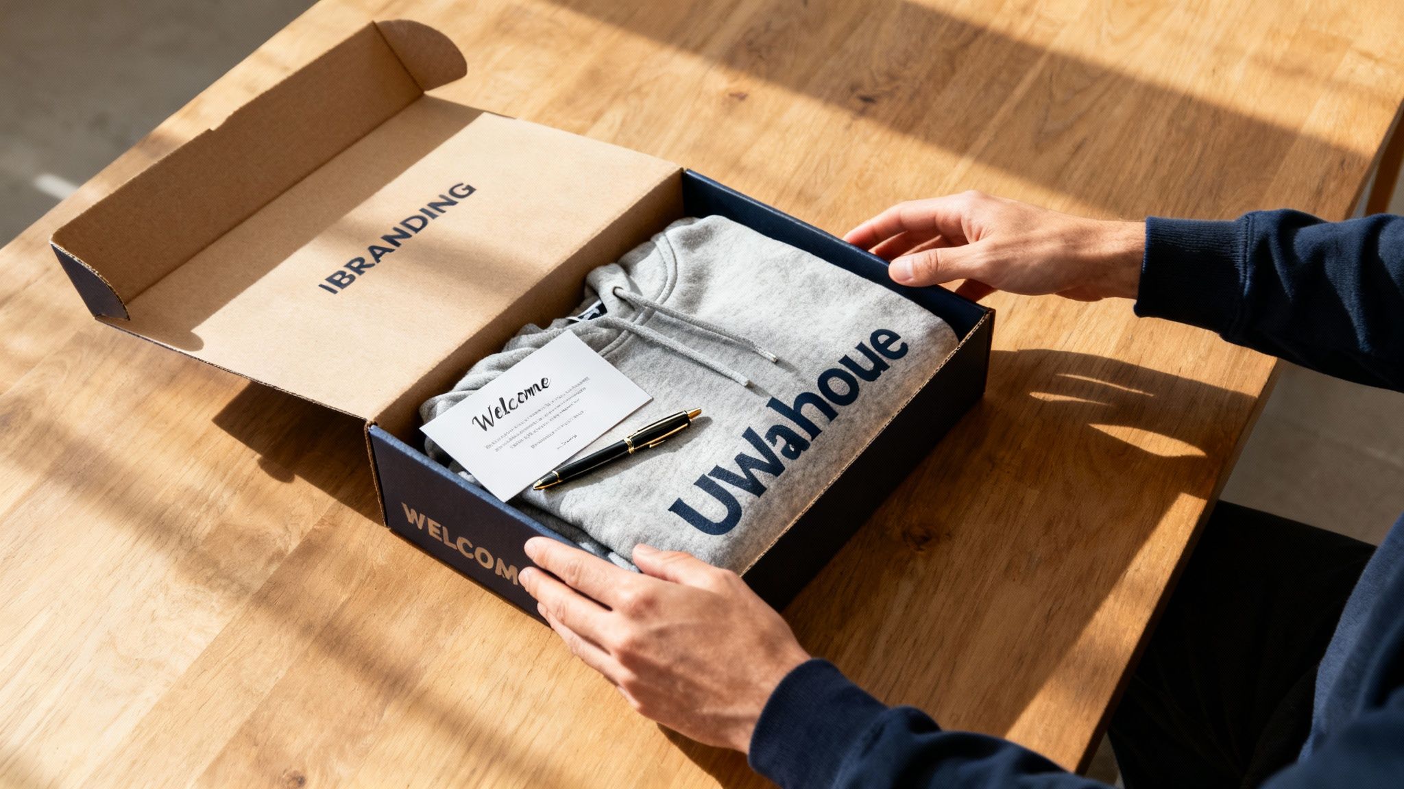 Ein Team betrachtet gemeinsam hochwertige Textilien in einem modernen Büro