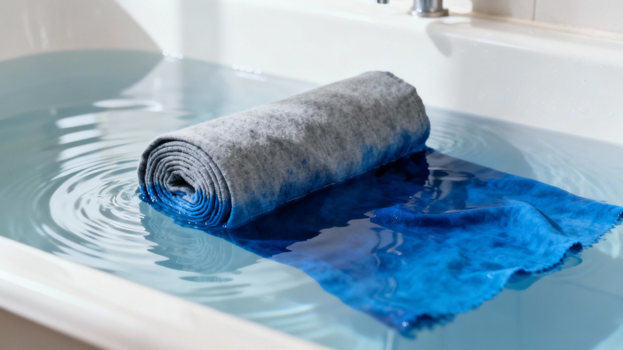 Farbenfrohe Stoffrollen in einer Textilfabrik