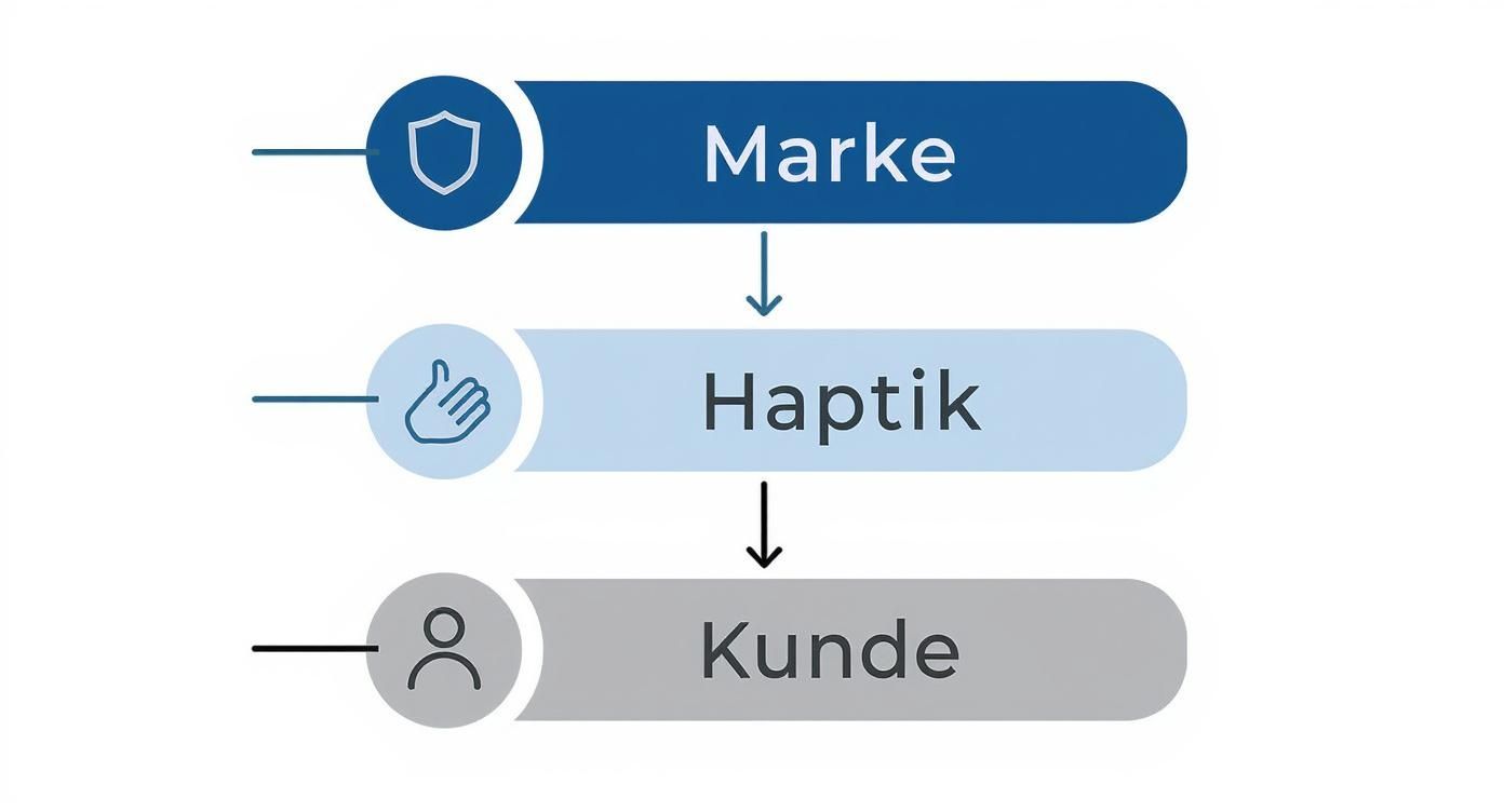 Infographic about Haptische Markenkommunikation