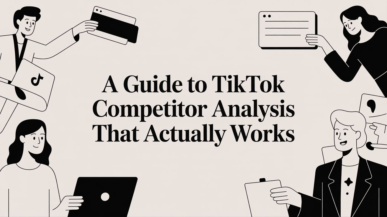 A Guide to TikTok Competitor Analysis That Actually Works