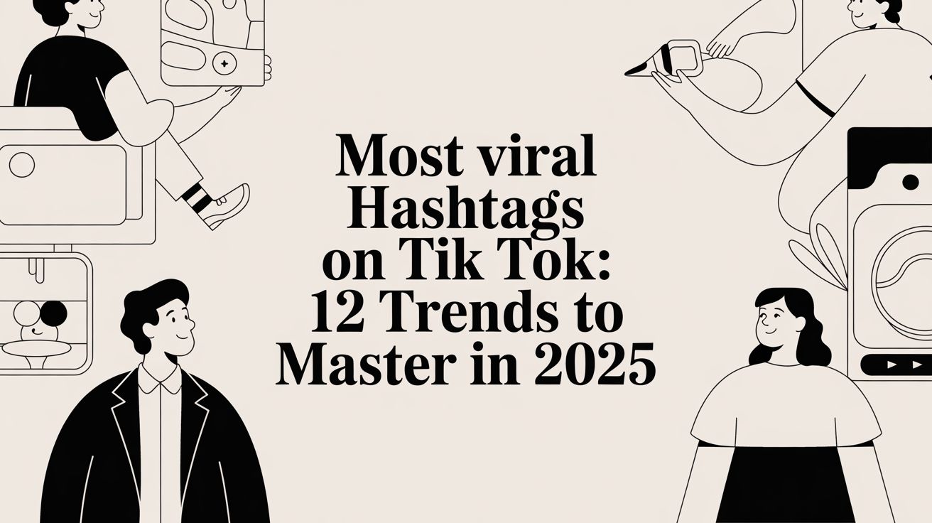Most iral hashtags on TikTok: 12 Trends to Master in 2025