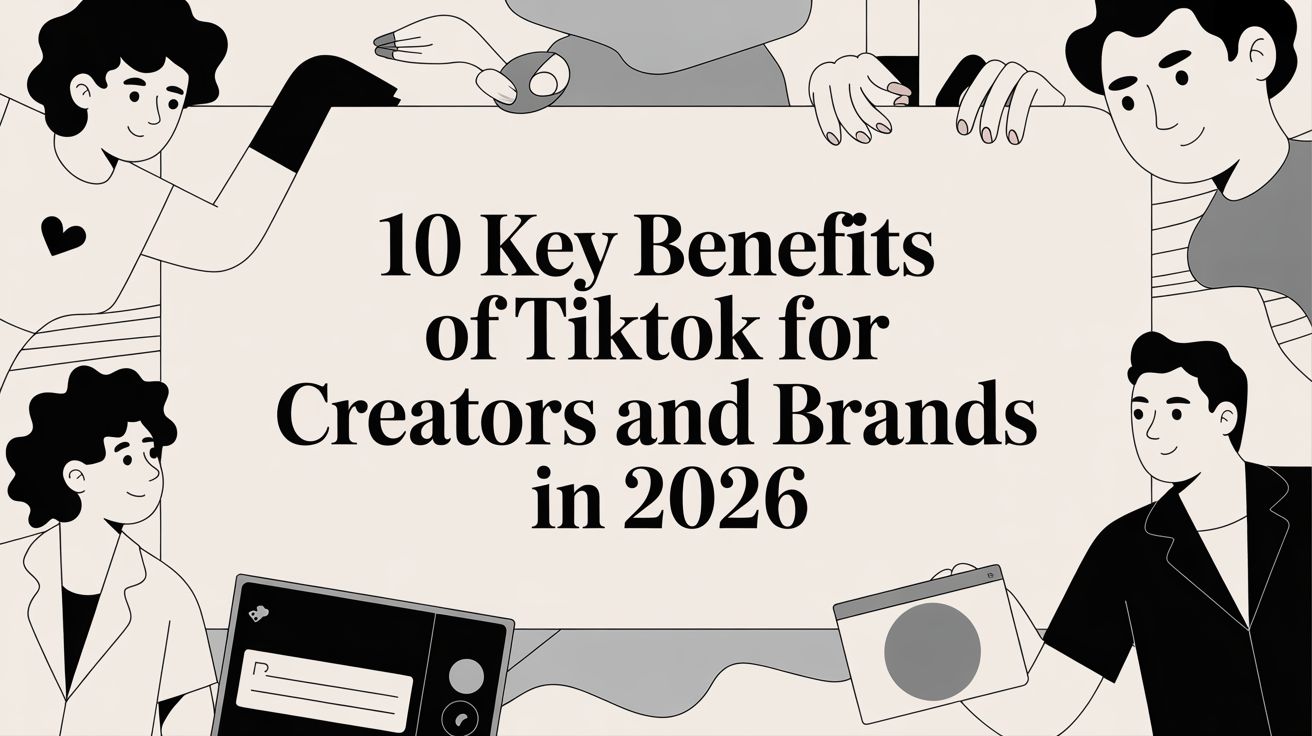 10 Key Benefits of TikTok for Creators and Brands in 2026