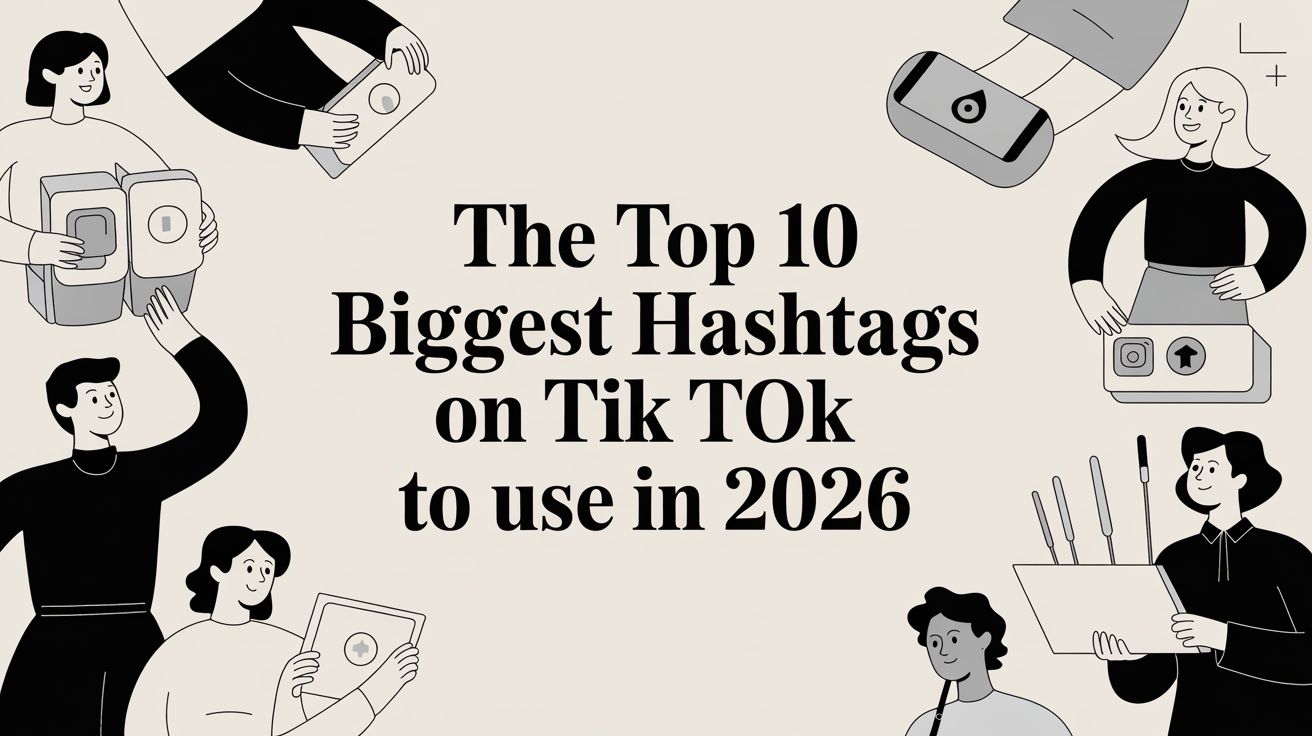 The Top 10 Biggest Hashtags on Tik Tok to Use in 2026