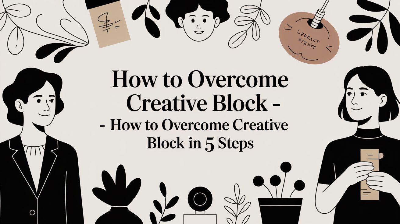 How to Overcome Creative Block - how to overcome creative block in 5 steps