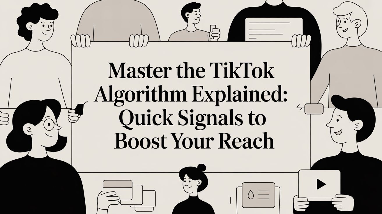 Master the tiktok algorithm explained: Quick signals to boost your reach