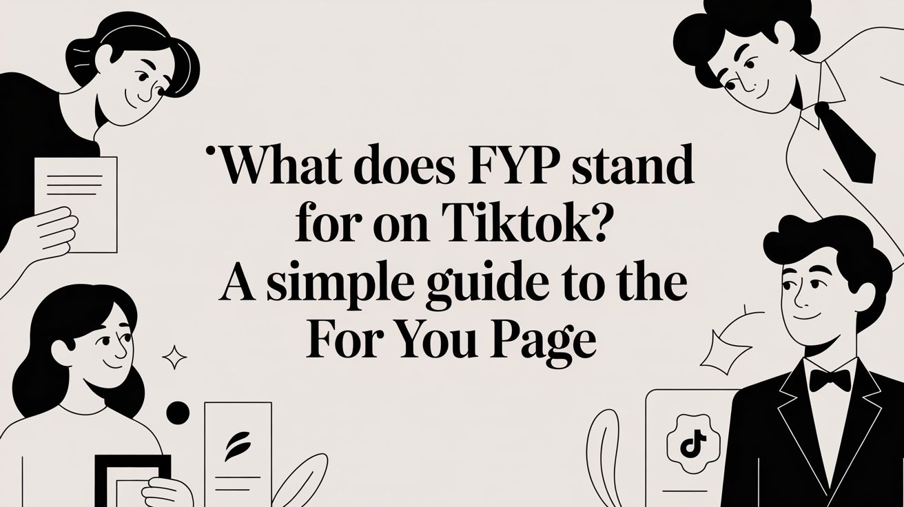 What does fyp stand for on tiktok? A Simple Guide to the For You Page