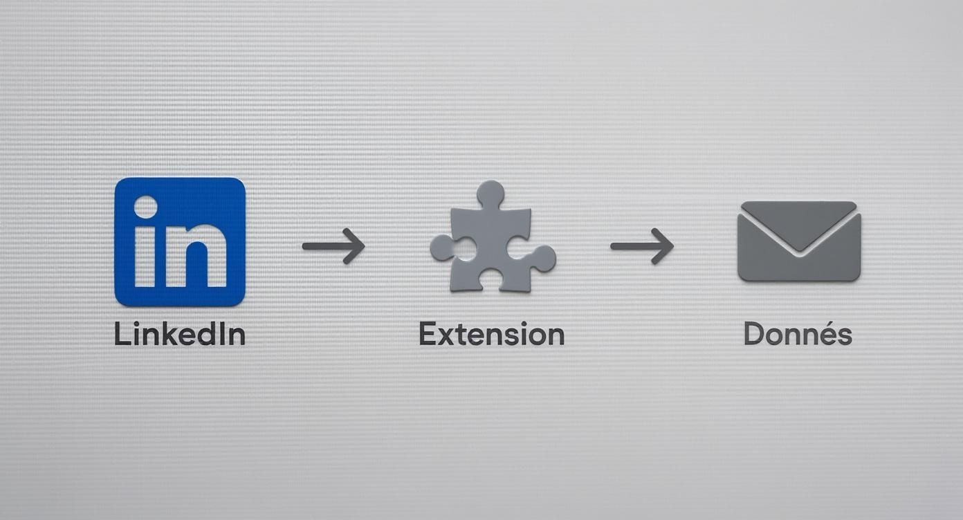Infographic about email finder linkedin