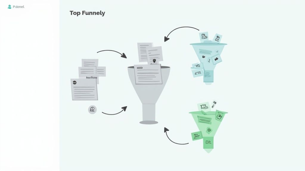 Personne analysant des données sur un écran pour les transformer en informations utiles