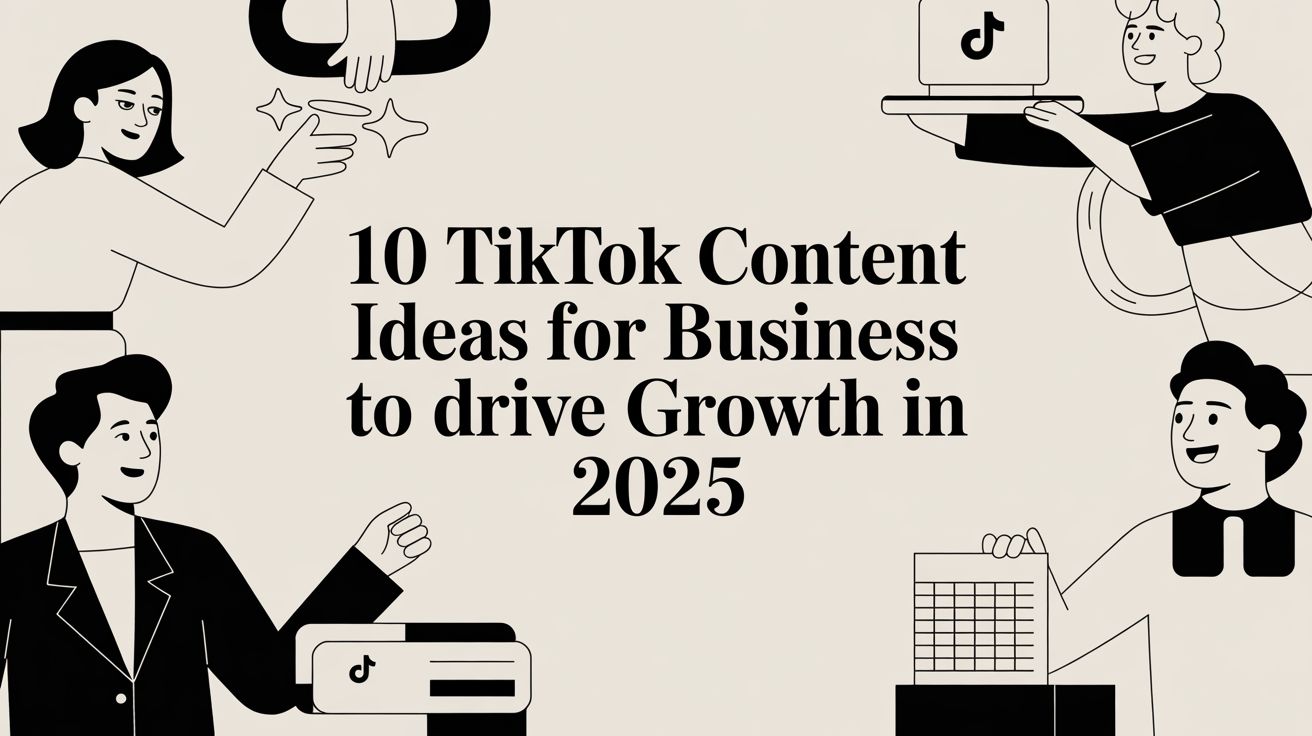 10 TikTok Content Ideas for Business to Drive Growth in 2025