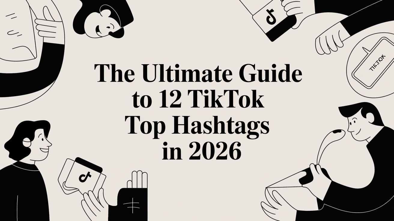 The Ultimate Guide to 12 TikTok Top Hashtags in 2026